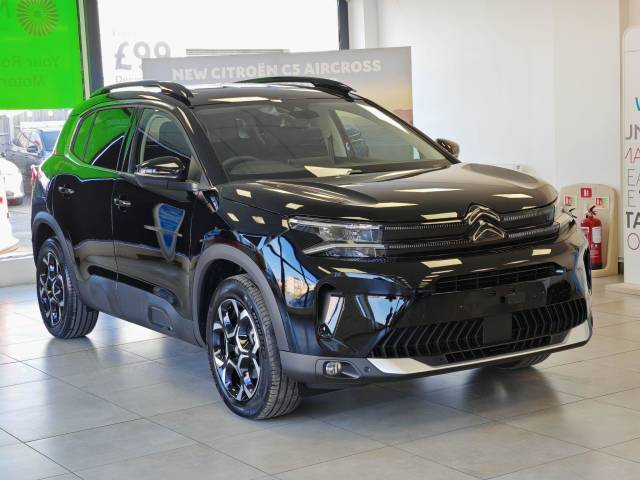 Citroen C5 Aircross 1.2 PureTech MHEV MAX Edition e-DSC Euro 6 (s/s) 5dr SUV Hybrid Perla Nera Black