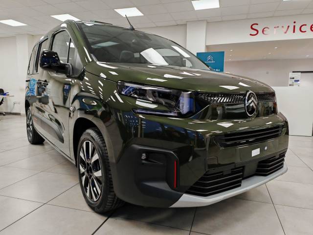 Citroen E-Berlingo 52kWh MAX M Auto 5dr (7.4kW Charger) MPV Electric Sirkka Green