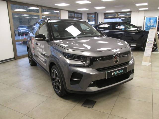 Citroen e-C3 44kWh MAX (7.4kW Charger) Auto 5dr Hatchback Electric Mercury Grey with Black Roof