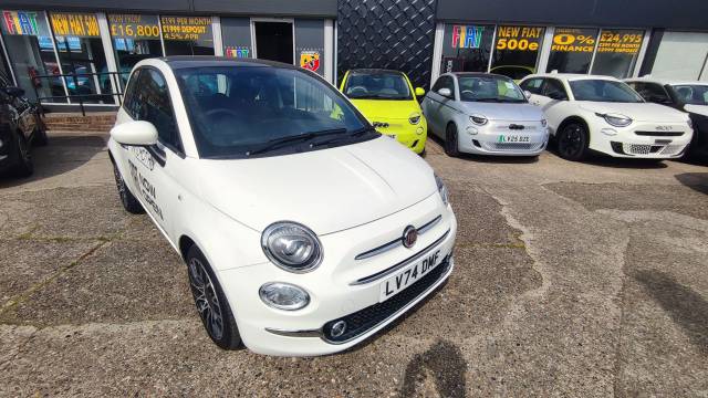 Fiat 500 1.0 MHEV Top Euro 6 (s/s) 3dr Hatchback Petrol White