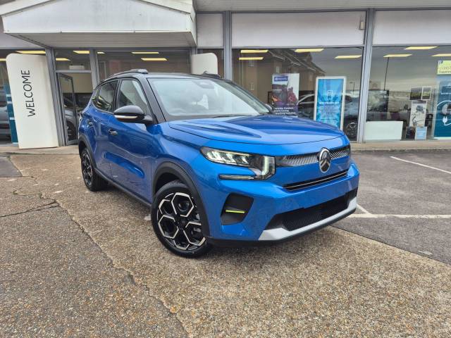 Citroen C3 1.2 Turbo PLUS Euro 6 (s/s) 5dr Hatchback Petrol Bright Blue with Black Roof