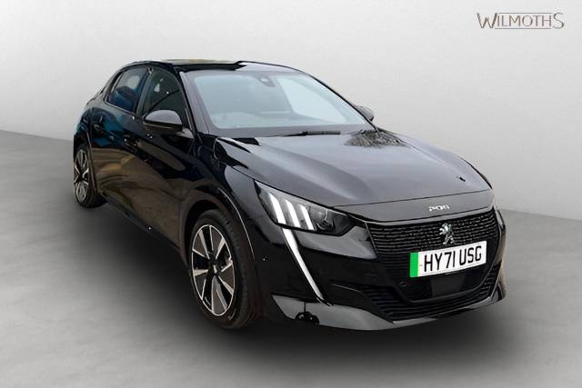 Peugeot e-208 50kWh GT Auto 5dr Hatchback Electric Black