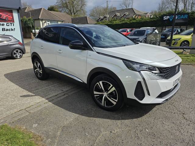 Peugeot 3008 1.2 PureTech GT 5dr EAT8 Hatchback Petrol WHITE