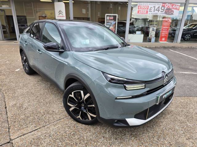Citroen e-C4 Extended Range 54kWh MAX Auto 5dr (7.4kW Charger) Hatchback Electric Green