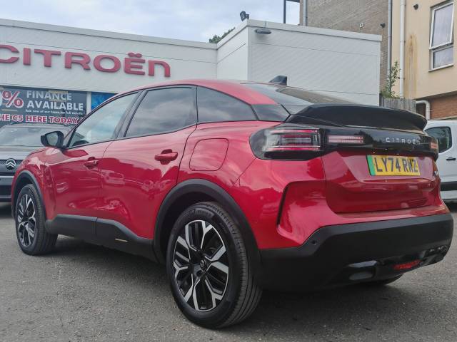 2025 Citroen e-C4 Extended Range 54kWh MAX Auto 5dr (7.4kW Charger)