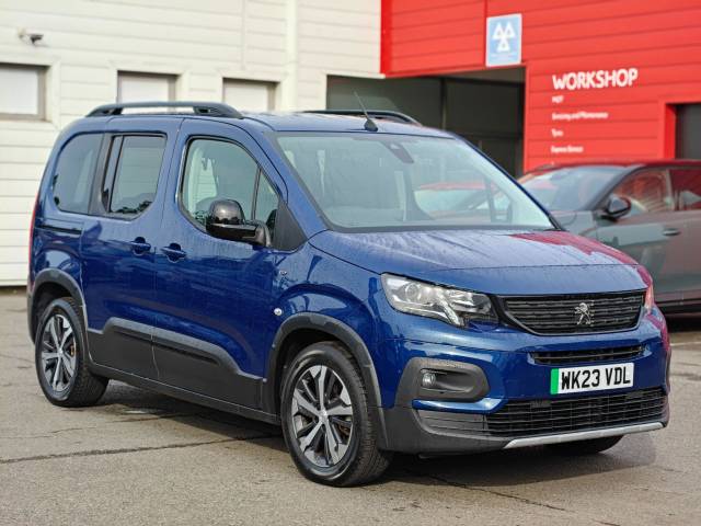 Peugeot e-Rifter 50kWh GT Standard MPV Auto 5dr (7.4kW Charger) MPV Electric Blue