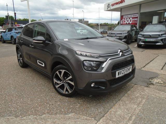 Citroen C3 1.2 PureTech Shine Plus Euro 6 (s/s) 5dr Hatchback Petrol Platinum Grey