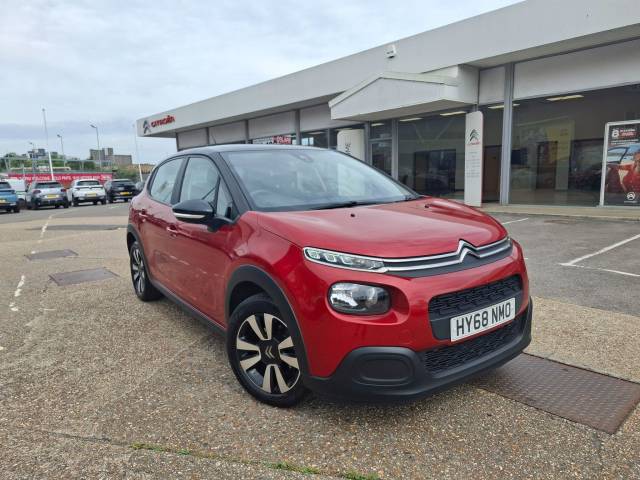 Citroen C3 1.2 PureTech Feel Euro 6 5dr Hatchback Petrol Ruby Red