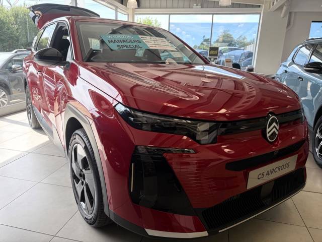 Citroen C5 Aircross 1.2 MAX e-DSC Euro 6 (s/s) 5dr SUV Hybrid Ruby Red