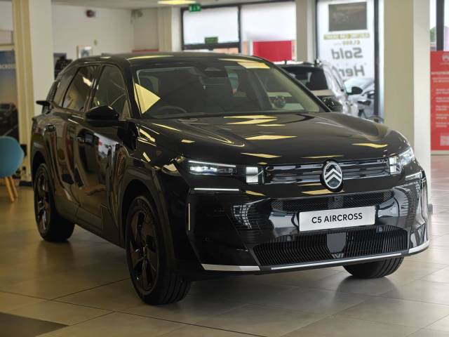 Citroen C5 Aircross 1.2 MAX e-DSC Euro 6 (s/s) 5dr SUV Hybrid Perla Nera Black