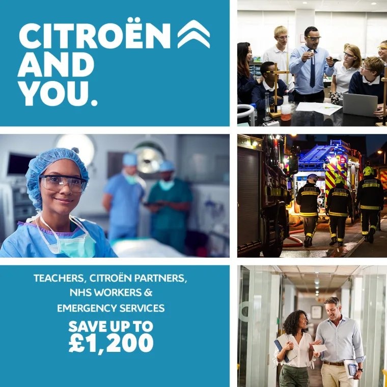 CITROËN AND YOU - NOW AVAILABLE TO NHS WORKERS